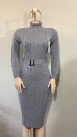 vestido con correa